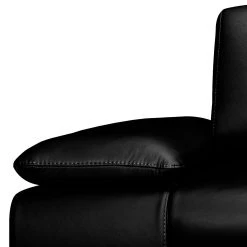 Fredriks Ecksofa Masca - Schlaffunktion -Wohnzimmermöbel boutique en ligne ecksofa masca kunstleder schwarz longchair davorstehend rechts 470992