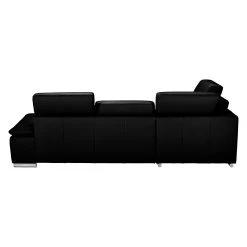 Fredriks Ecksofa Masca - Kunstleder Schwarz - Ottomane davorstehend links - mit Schlaffunktion -Wohnzimmermöbel boutique en ligne ecksofa masca kunstleder schwarz ottomane davorstehend links 444640