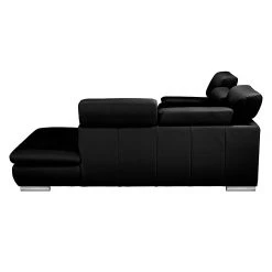 Fredriks Ecksofa Masca - Kunstleder Schwarz - Ottomane davorstehend rechts - ohne Schlaffunktion -Wohnzimmermöbel boutique en ligne ecksofa masca kunstleder schwarz ottomane davorstehend rechts 444620