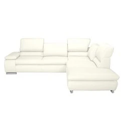Fredriks Ecksofa Masca - Kunstleder Weiß - Ottomane davorstehend rechts - ohne Schlaffunktion -Wohnzimmermöbel boutique en ligne ecksofa masca kunstleder weiss ottomane davorstehend rechts 444747
