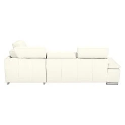 Fredriks Ecksofa Masca - Kunstleder Weiß - Ottomane davorstehend rechts - ohne Schlaffunktion -Wohnzimmermöbel boutique en ligne ecksofa masca kunstleder weiss ottomane davorstehend rechts 444748