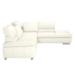 Fredriks Ecksofa Masca - Kunstleder Weiß - Ottomane davorstehend rechts - ohne Schlaffunktion -Wohnzimmermöbel boutique en ligne ecksofa masca kunstleder weiss ottomane davorstehend rechts 444751