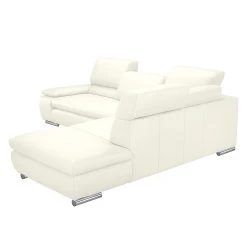 Fredriks Ecksofa Masca - Kunstleder Weiß - Ottomane davorstehend rechts - ohne Schlaffunktion -Wohnzimmermöbel boutique en ligne ecksofa masca kunstleder weiss ottomane davorstehend rechts 444753