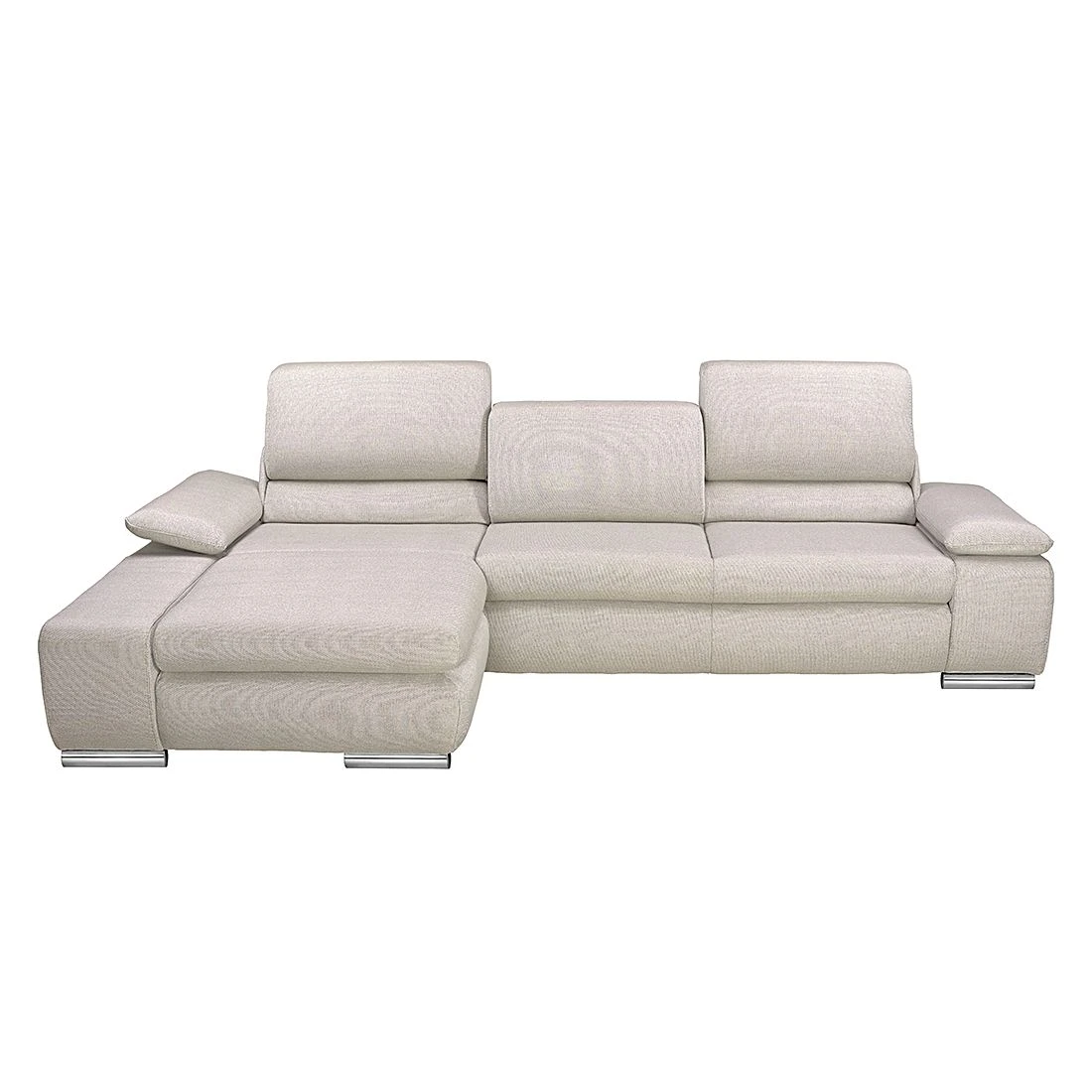 Fredriks Ecksofa Masca II Strukturstoff - Beige - Longchair davorstehend links - Schlaffunktion 2 Fredriks Ecksofa Masca II Strukturstoff - Beige - Longchair davorstehend links - Schlaffunktion – Bild 2