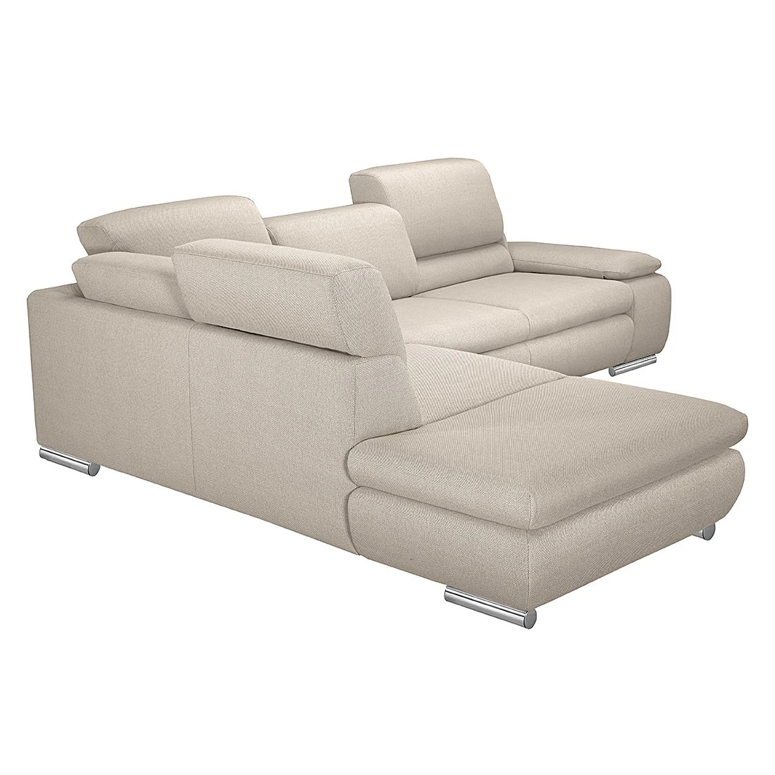 Fredriks Ecksofa Masca I Strukturstoff - Beige - Longchair davorstehend links - Schlaffunktion 3 Fredriks Ecksofa Masca I Strukturstoff - Beige - Longchair davorstehend links - Schlaffunktion – Bild 3