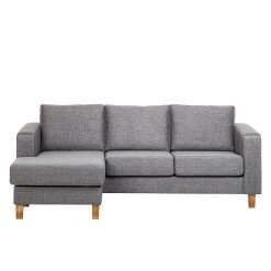 Ars Natura Ecksofa Masion - Strukturstoff - Grau -Wohnzimmermöbel boutique en ligne ecksofa masion stoff anthrazit ottomane links oder rechts montierbar 1324624
