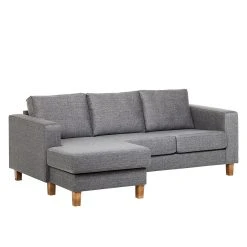 Ars Natura Ecksofa Masion - Strukturstoff - Grau -Wohnzimmermöbel boutique en ligne ecksofa masion stoff anthrazit ottomane links oder rechts montierbar 1324625