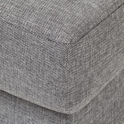 Ars Natura Ecksofa Masion - Strukturstoff - Grau -Wohnzimmermöbel boutique en ligne ecksofa masion stoff anthrazit ottomane links oder rechts montierbar 1324630