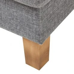Ars Natura Ecksofa Masion - Strukturstoff - Grau -Wohnzimmermöbel boutique en ligne ecksofa masion stoff anthrazit ottomane links oder rechts montierbar 1324631