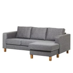 Ars Natura Ecksofa Masion - Strukturstoff - Grau -Wohnzimmermöbel boutique en ligne ecksofa masion stoff anthrazit ottomane links oder rechts montierbar 1324633