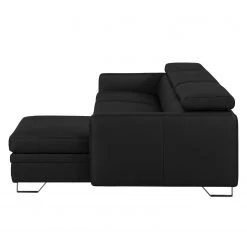 Fredriks Ecksofa Menfi II Echtleder - Schwarz - Longchair davorstehend rechts -Wohnzimmermöbel boutique en ligne ecksofa menfi ii echtleder longchair davorstehend rechts schwarz 3613333