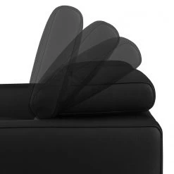 Fredriks Ecksofa Menfi II Echtleder - Schwarz - Longchair davorstehend rechts -Wohnzimmermöbel boutique en ligne ecksofa menfi ii echtleder longchair davorstehend rechts schwarz 3613345