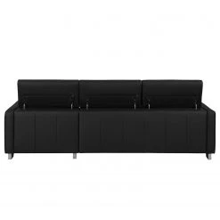 Fredriks Ecksofa Menfi II Echtleder - Schwarz - Longchair davorstehend rechts -Wohnzimmermöbel boutique en ligne ecksofa menfi ii echtleder longchair davorstehend rechts schwarz 3634373
