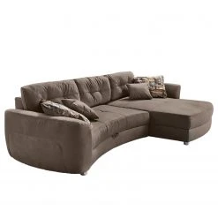 Loftscape Ecksofa Milligan (mit Schlaffunktion) - Taupe - Longchair davorstehend rechts