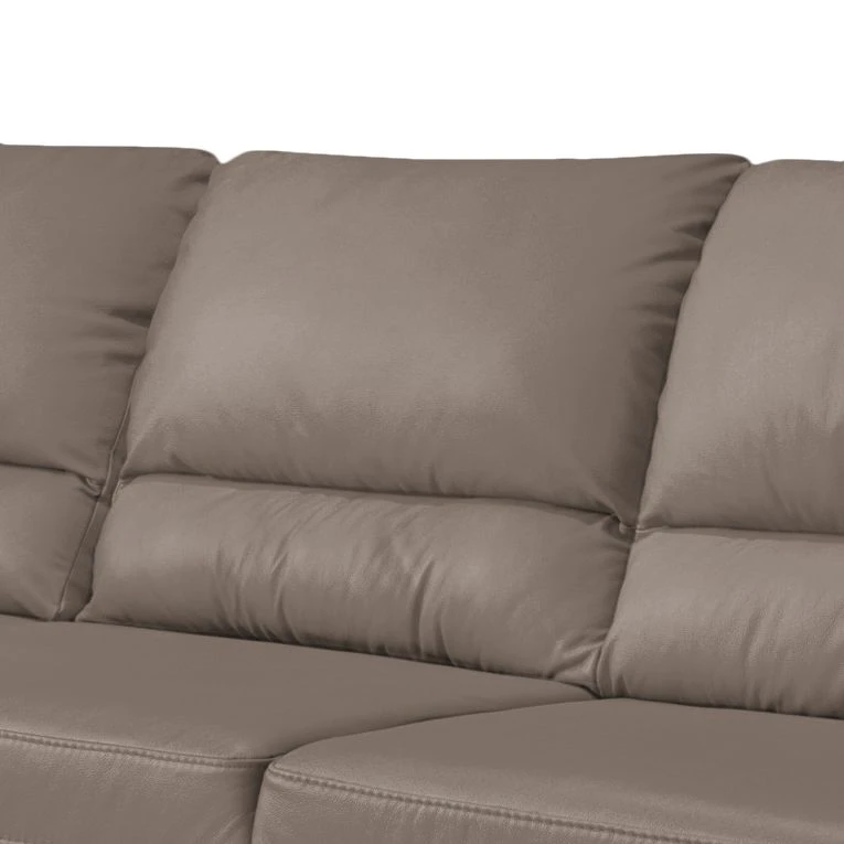 Cotta Ecksofa Kevin (mit Schlaffunktion) - Echtleder Taupe - Ottomane davorstehend links 7 Cotta Ecksofa Kevin (mit Schlaffunktion) - Echtleder Taupe - Ottomane davorstehend links – Bild 7