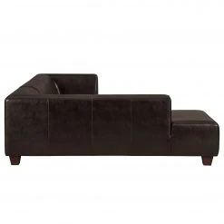 Maison Belfort Ecksofa Nespolo Echtleder Dunkelbraun - Ottomane davorstehend links -Wohnzimmermöbel boutique en ligne ecksofa nespolo echtleder dunkelbraun ottomane davorstehend links 4576776
