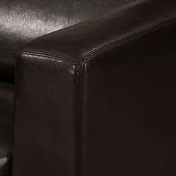 Maison Belfort Ecksofa Nespolo Echtleder Dunkelbraun - Ottomane davorstehend links -Wohnzimmermöbel boutique en ligne ecksofa nespolo echtleder dunkelbraun ottomane davorstehend links 4576784