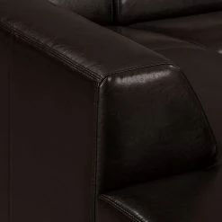 Maison Belfort Ecksofa Nespolo Echtleder Dunkelbraun - Ottomane davorstehend links -Wohnzimmermöbel boutique en ligne ecksofa nespolo echtleder dunkelbraun ottomane davorstehend links 4576792