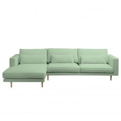 Mørteens Ecksofa Lacona Strukturstoff - Mintgrau - Longchair davorstehend links -Wohnzimmermöbel boutique en ligne ecksofa oaro strukturstoff longchair davorstehend links mintgrau 4369756