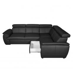 Loftscape Ecksofa Olival III Echtleder - Schwarz - Schlaffunktion davorstehend links -Wohnzimmermöbel boutique en ligne ecksofa olival iii echtleder schlaffunktion davorstehend links schwarz 4406116
