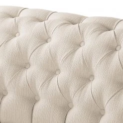 Maison Belfort Ecksofa Pintano - Beige - Ottomane davorstehend rechts -Wohnzimmermöbel boutique en ligne ecksofa pintano webstoff beige 4896284