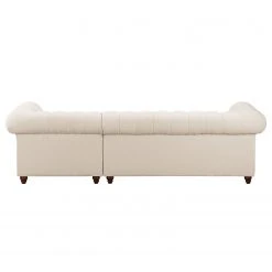 Maison Belfort Ecksofa Pintano - Beige - Ottomane davorstehend rechts -Wohnzimmermöbel boutique en ligne ecksofa pintano webstoff beige 4896776