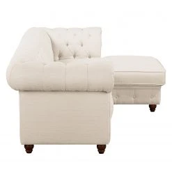 Maison Belfort Ecksofa Pintano - Beige - Ottomane davorstehend rechts -Wohnzimmermöbel boutique en ligne ecksofa pintano webstoff beige 4896780