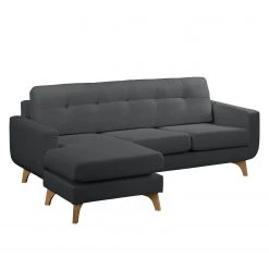 Mørteens Ecksofa Postville - Grau - Longchair davorstehend links -Wohnzimmermöbel boutique en ligne ecksofa postville strukturstoff longchair davorstehend links grau 4890284