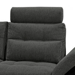 Fredriks Ecksofa Puntiro (mit Schlaffunktion) - Kunstleder Lilo / Strukturstoff Satur: Schwarz / Anthrazit - Ottomane davorstehend links 19 Fredriks Ecksofa Puntiro (mit Schlaffunktion) - Kunstleder Lilo / Strukturstoff Satur: Schwarz / Anthrazit - Ottomane davorstehend links -Wohnzimmermöbel boutique en ligne ecksofa puntiro mit schlaffunktion kunstleder webstoff longchair davorstehend links 4376356