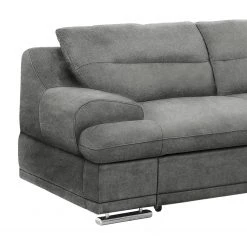 Cotta Ecksofa Rollin - Lichtgrau - Ottomane davorstehend rechts - Schlaffunktion - Bettkasten -Wohnzimmermöbel boutique en ligne ecksofa rollin microfaser ottomane davorstehend rechts mit schlaffunktion hellgrau 4728984