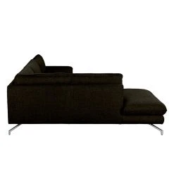 Loftscape Ecksofa Sharon - Webstoff Braun-Schwarz - Ottomane davorstehend links - Ohne Kopfstützen -Wohnzimmermöbel boutique en ligne ecksofa sharon webstoff braun schwarz ottomane davorstehend links ohne kopfstuetzen 4438296