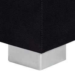 Fredriks Ecksofa Sibenik - Kunstleder / Strukturstoff Schwarz / Grau - Longchair davorstehend rechts - Ohne Hocker -Wohnzimmermöbel boutique en ligne ecksofa sibenik kunstleder schwarz strukturstoff schwarz grau ottomane davorstehend rechts 399237