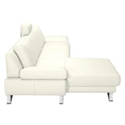 Loftscape Ecksofa Silvano - Kunstleder Weiß - Longchair davorstehend links - mit 1 Kopfstütze -Wohnzimmermöbel boutique en ligne ecksofa silvano kunstleder weiss longchair davorstehend links 491062