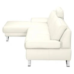 Loftscape Ecksofa Silvano - Kunstleder Weiß - Longchair davorstehend links - mit 1 Kopfstütze -Wohnzimmermöbel boutique en ligne ecksofa silvano kunstleder weiss longchair davorstehend links 491063