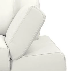 Loftscape Ecksofa Silvano - Kunstleder Weiß - Longchair davorstehend rechts - ohne Kopfstütze -Wohnzimmermöbel boutique en ligne ecksofa silvano kunstleder weiss longchair davorstehend rechts 491091