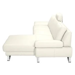 Loftscape Ecksofa Silvano - Kunstleder Weiß - Longchair davorstehend rechts - ohne Kopfstütze -Wohnzimmermöbel boutique en ligne ecksofa silvano kunstleder weiss longchair davorstehend rechts 491097