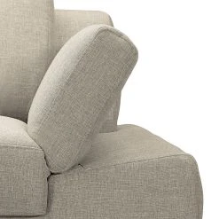 Loftscape Ecksofa Silvano - Webstoff Beige - Longchair davorstehend links - mit 1 Kopfstütze -Wohnzimmermöbel boutique en ligne ecksofa silvano webstoff beige longchair davorstehend links 514163