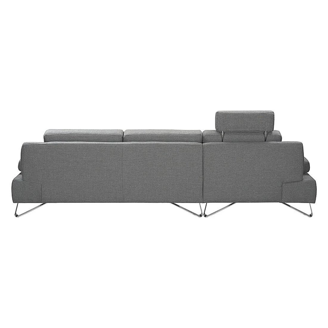 Loftscape Ecksofa Silvano - Webstoff Grau - Longchair davorstehend links - Mit 1 Kopfstütze 3 Loftscape Ecksofa Silvano - Webstoff Grau - Longchair davorstehend links - Mit 1 Kopfstütze – Bild 3