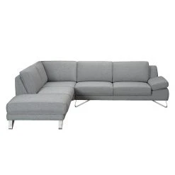 Loftscape Ecksofa Silvano I Webstoff - Grau - Longchair davorstehend links - Ohne Kopfstütze -Wohnzimmermöbel boutique en ligne ecksofa silvano webstoff grau ottomane davorstehend links ohne kopfstuetze 3749128