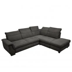 Ars Natura Ecksofa Sunny Corner Strukturstoff - Braungrau - Ottomane davorstehend rechts - Kopfstütze verstellbar -Wohnzimmermöbel boutique en ligne ecksofa sunny corner strukturstoff ottomane davorstehend rechts ohne schlaffunktion braungrau 4600136