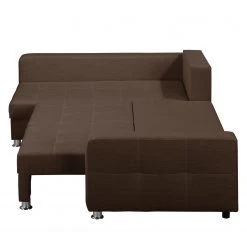Fredriks Ecksofa Upwell (mit Schlaffunktion) - Strukturstoff -Wohnzimmermöbel boutique en ligne ecksofa upwell mit schlaffunktion strukturstoff ottomane davorstehend links kokosnuss braun 5050628