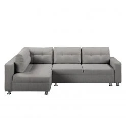 Fredriks Ecksofa Upwell (mit Schlaffunktion) - Strukturstoff -Wohnzimmermöbel boutique en ligne ecksofa upwell mit schlaffunktion strukturstoff ottomane davorstehend links platin 5050688