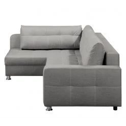 Fredriks Ecksofa Upwell (mit Schlaffunktion) - Strukturstoff -Wohnzimmermöbel boutique en ligne ecksofa upwell mit schlaffunktion strukturstoff ottomane davorstehend links platin 5050692