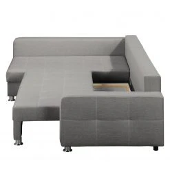 Fredriks Ecksofa Upwell (mit Schlaffunktion) - Strukturstoff -Wohnzimmermöbel boutique en ligne ecksofa upwell mit schlaffunktion strukturstoff ottomane davorstehend links platin 5050700