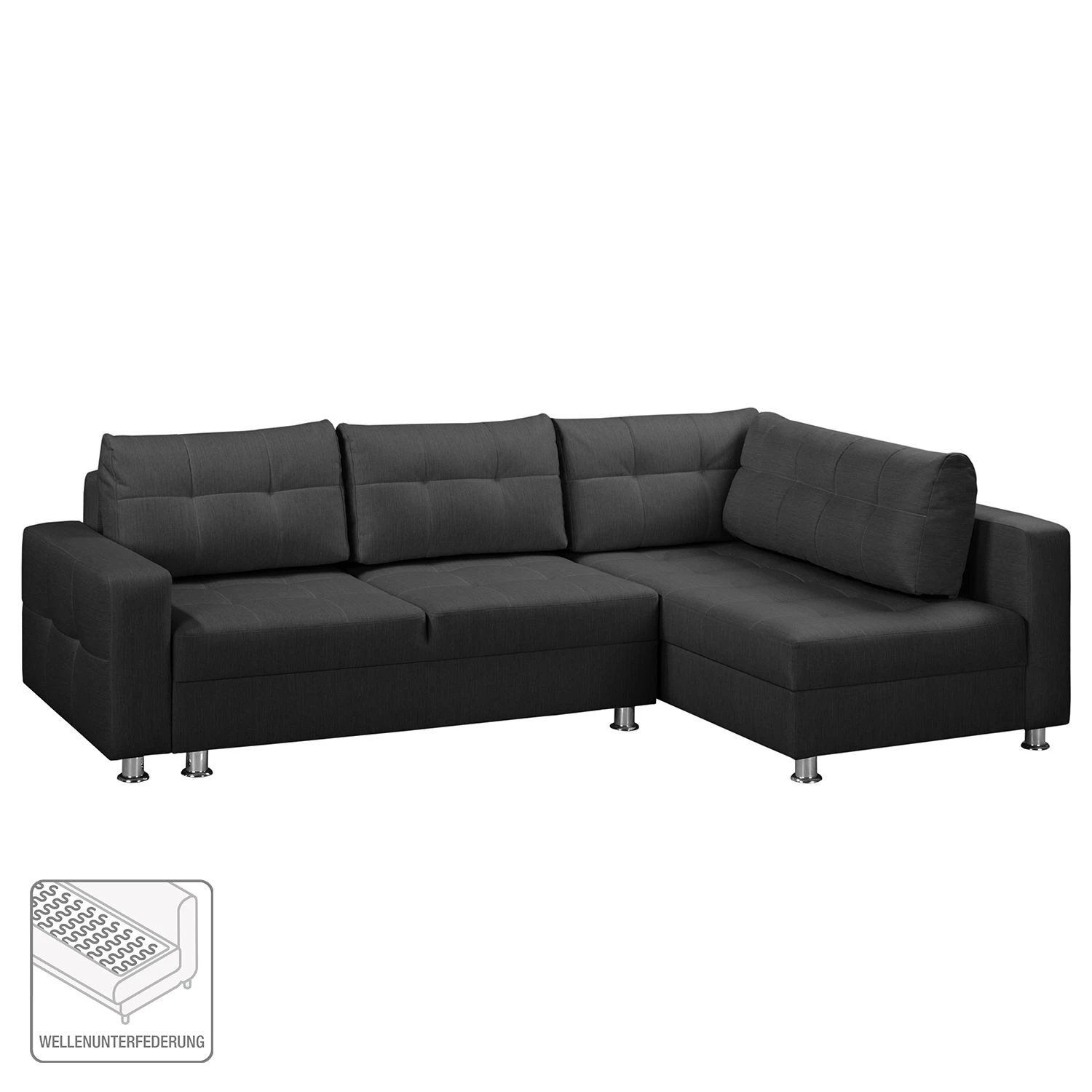 Fredriks Ecksofa Upwell (mit Schlaffunktion) - Strukturstoff 2 Fredriks Ecksofa Upwell (mit Schlaffunktion) - Strukturstoff – Bild 2