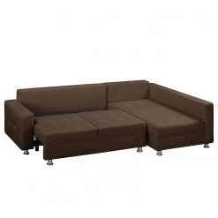 Fredriks Ecksofa Upwell (mit Schlaffunktion) - Strukturstoff -Wohnzimmermöbel boutique en ligne ecksofa upwell mit schlaffunktion strukturstoff ottomane davorstehend rechts kokosnuss braun 5050912