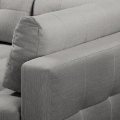 Fredriks Ecksofa Upwell (mit Schlaffunktion) - Strukturstoff -Wohnzimmermöbel boutique en ligne ecksofa upwell mit schlaffunktion strukturstoff ottomane davorstehend rechts platin 5051008