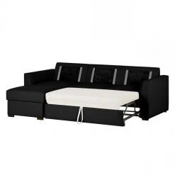 Loftscape Ecksofa Venezia - (mit Schlaffunktion / beidseitig montierbar) Echtleder - Schwarz 16 Loftscape Ecksofa Venezia - (mit Schlaffunktion / beidseitig montierbar) Echtleder - Schwarz -Wohnzimmermöbel boutique en ligne ecksofa venezia mit schlaffunktion echtleder schwarz longchair davorstehend links 287593