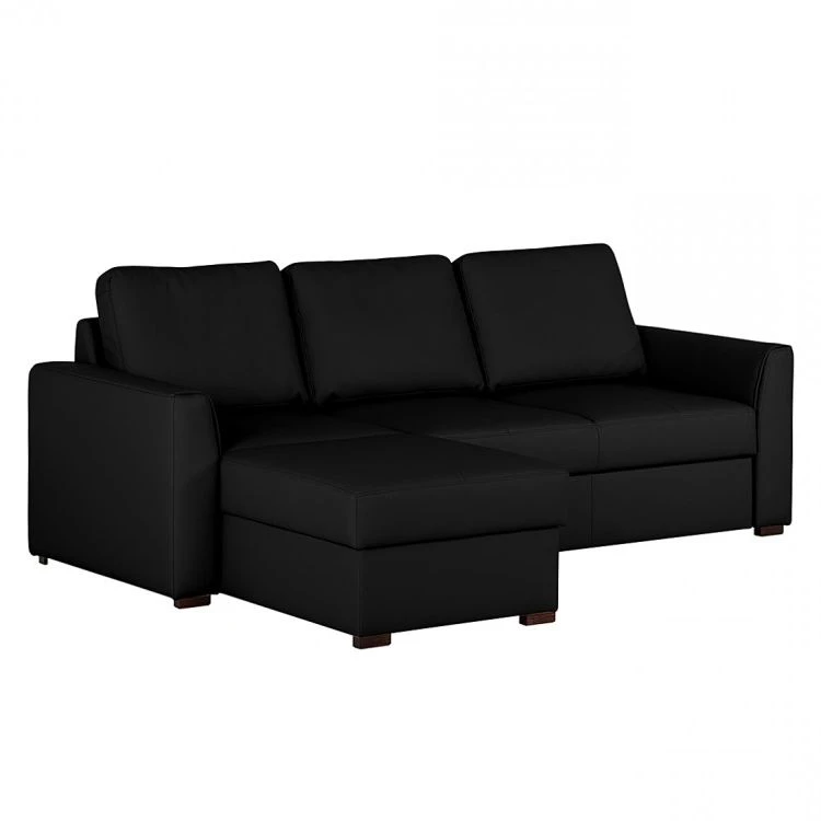 Loftscape Ecksofa Venezia - (mit Schlaffunktion / beidseitig montierbar) Echtleder - Schwarz 6 Loftscape Ecksofa Venezia - (mit Schlaffunktion / beidseitig montierbar) Echtleder - Schwarz – Bild 6