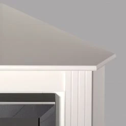 Montreux Elektro-Eckkamin Louisiana - Weiß -Wohnzimmermöbel boutique en ligne elektroeckkamin louisiana weiss 4169540